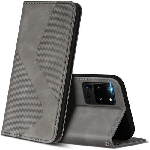 Coque Pour Samsung Galaxy S20 Ultra, Premium Etui Housse En Cuir De... on Productcaster.