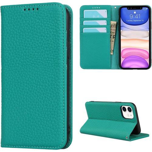 Coque Iphone 11,Etui Iphone 11,Flip Cuir Veritable Portefeuille Etu... on Productcaster.