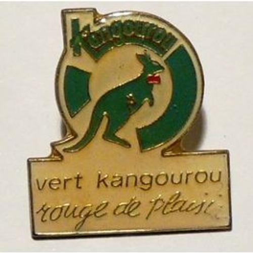 Pins Vert Kangourou on Productcaster.