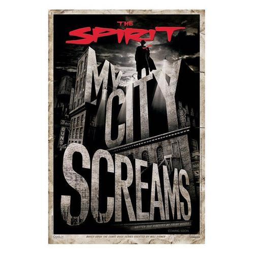 The Spirit /My City Screams - Véritable Poster De Cinéma Pliée - Fo... on Productcaster.