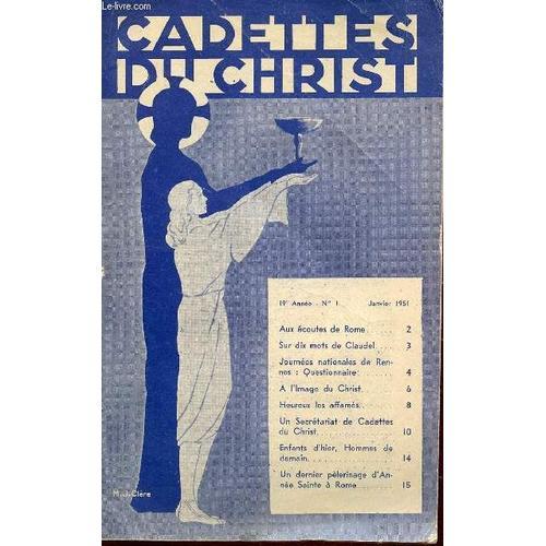 Cadettes Du Christ / 19e Annee - N°1 / Janvier 1951 / Aux Ecoutes D... on Productcaster.