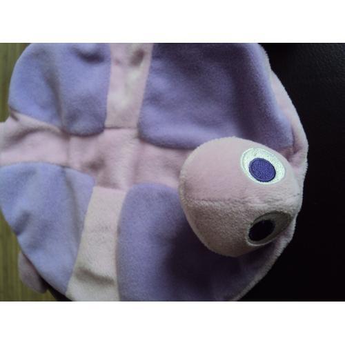 Doudou Tortue Plat Vert Baudet/ Mauve Violet on Productcaster.