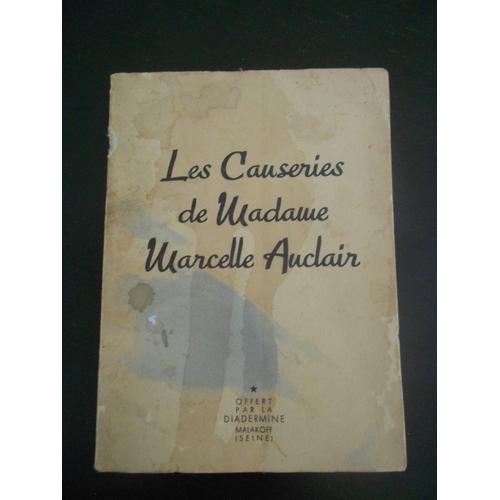 Les Causeries De Madame Marcelle Auclair on Productcaster.