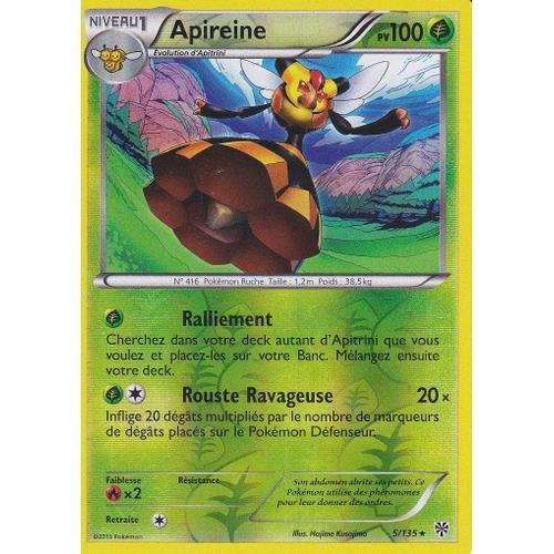 Carte Pokemon - Apirene - 5/135 - Holo Reverse - Tempete Plasma - on Productcaster.