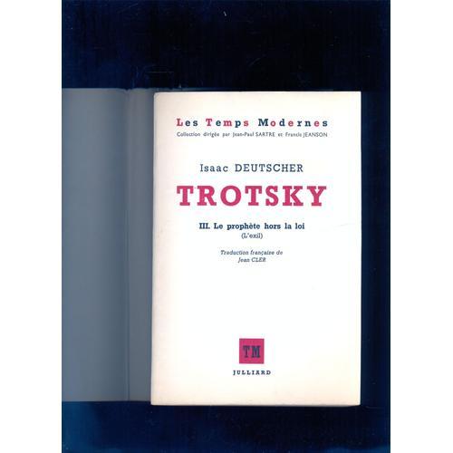 Trotsky Iii Le Prophète Hors La Loi (L'exil) on Productcaster.