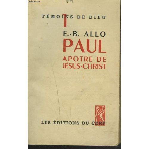 Paul. Apotre E Jesus-Christ. on Productcaster.