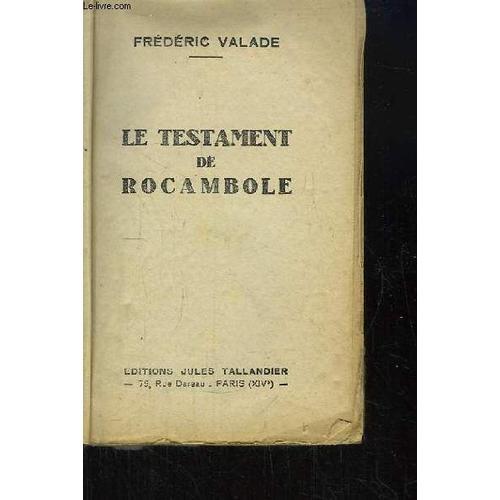 Le Testament De Rocambole. on Productcaster.