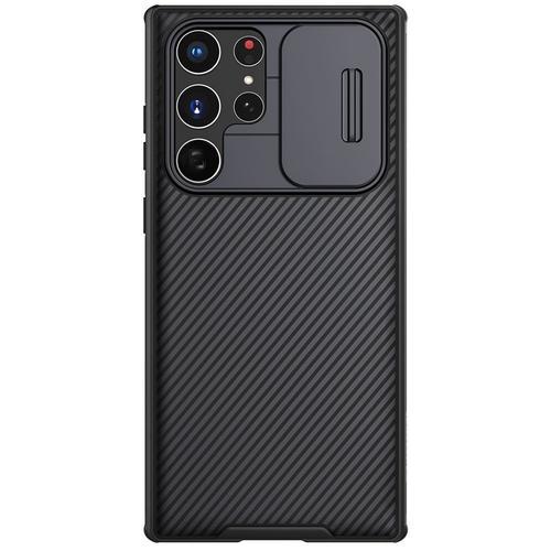 Coque Galaxy-S22 Ultra Noire Camshield De Nillkin Protection Caméra on Productcaster.