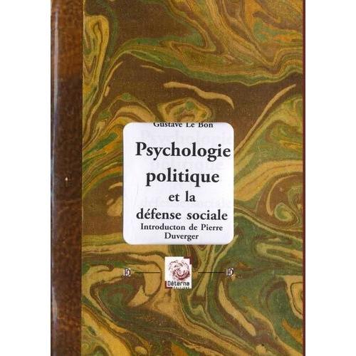 Psychologie Politique Et La Défense Sociale on Productcaster.