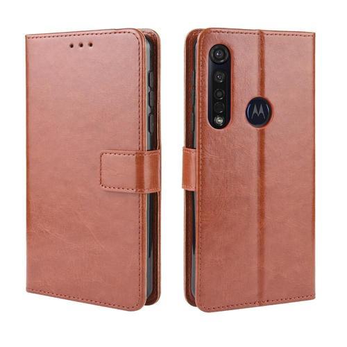 Étui Pour Motorola Moto G8 Plus Couverture Rabattable Portefeuille ... on Productcaster.