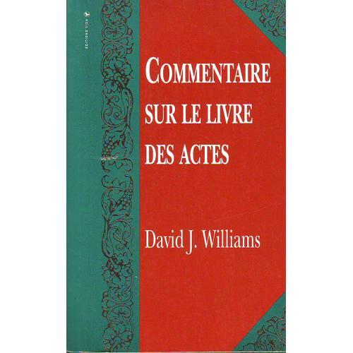 Commentaire Sur Le Livre Des Actes on Productcaster.