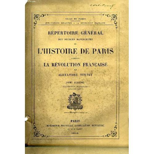 Repertoire General Des Sources Manuscrites De L'histoire De Paris P... on Productcaster.