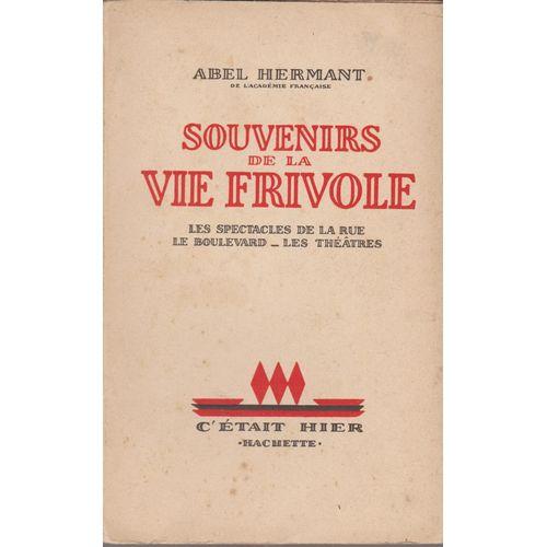 Souvenirs De La Vie Frivole. on Productcaster.