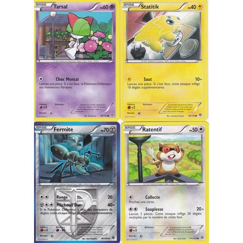 Lot De 4 Cartes Pokemon - Tempete Plasma - on Productcaster.