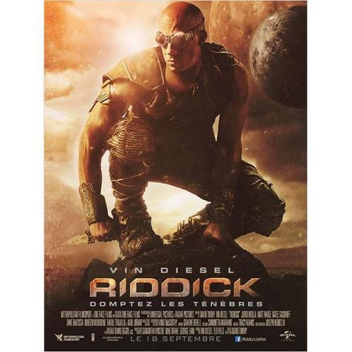 Riddick - Véritable Affiche De Cinéma Pliée - Format 40x60 Cm -De D... on Productcaster.