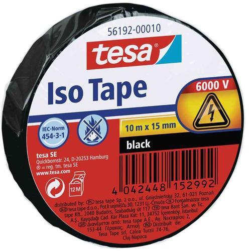 tesa ruban isolant ISO TAPE, 15 mm x 10 m, noir on Productcaster.