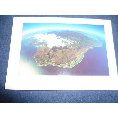 Carte Postale "La Reunion" Vue Aerienne De L'ile on Productcaster.