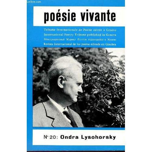 Poesie Vivante - N°20 / Sept-Oct 1966 / Ondra Lysohorsky (Pseudony... on Productcaster.