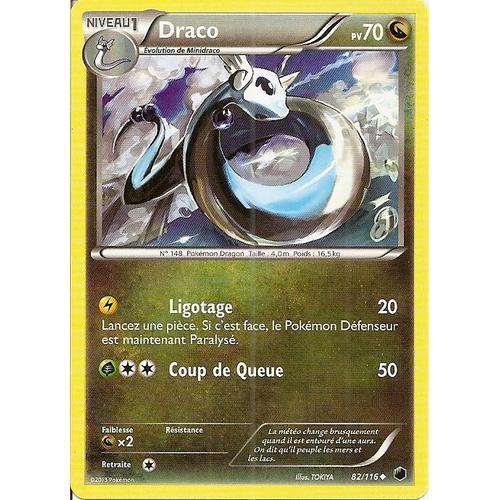 Carte Pokemon Glaciation Plasma Draco 82/116 Francais on Productcaster.