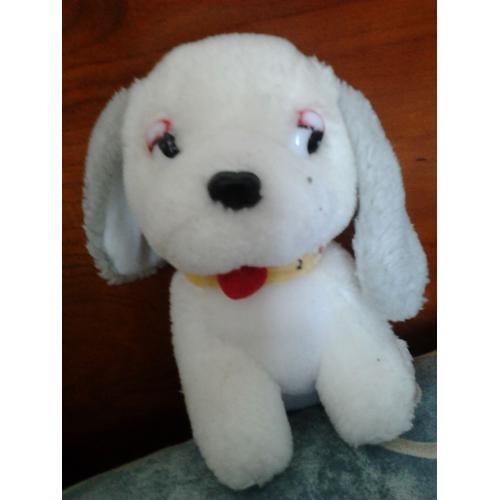 Peluche Chien Blanc on Productcaster.