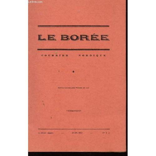 Le Boree, Courrier Nordique / 10e Annee - Juin 1957 - N°2 / Crepusc... on Productcaster.