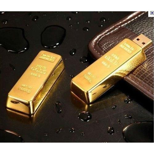 Clé USB 16 Go en forme de lingot d'or on Productcaster.