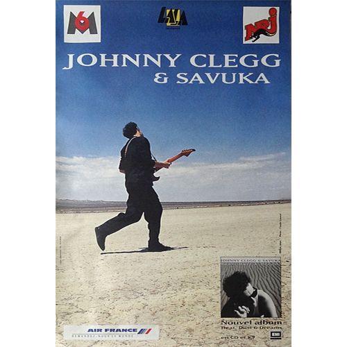 Johnny Clegg & Savuka : Affiche Concert Format 80x120 Cm on Productcaster.