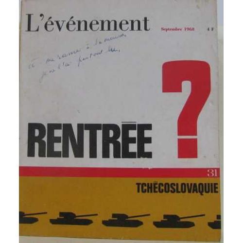 L'événement N°31: Rentrée? -Tchécoslovaquie on Productcaster.