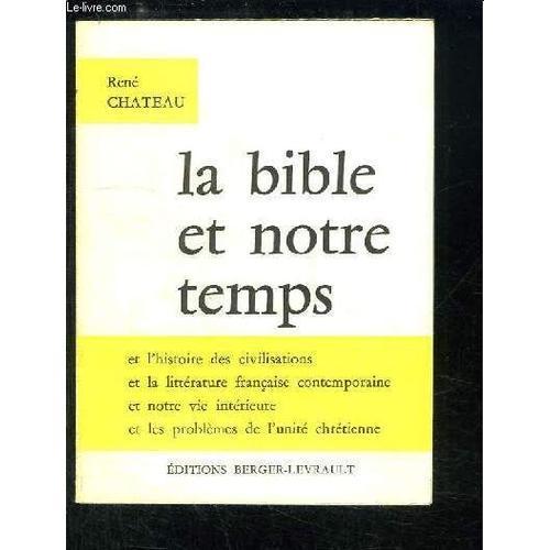 La Bible Et Notre Temps on Productcaster.