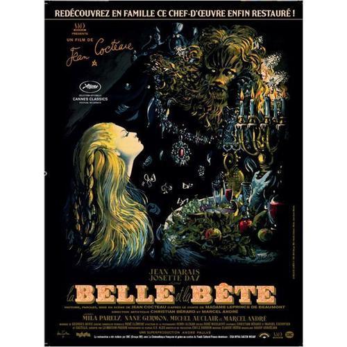 La Belle Et La Bête -Véritable Affiche De Cinéma Roulée- Format 40x... on Productcaster.