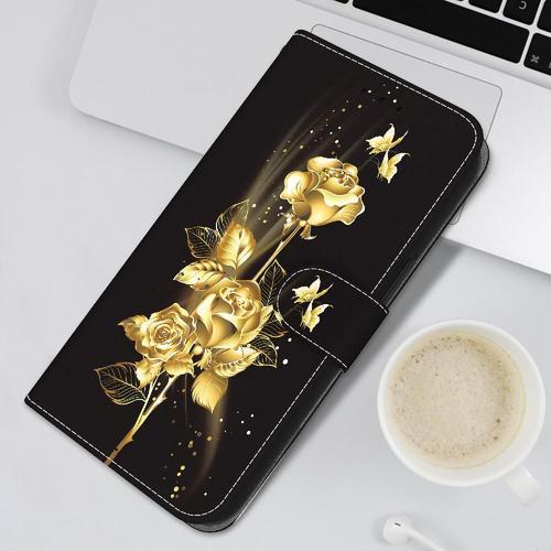 Étui Pour Realme 8 4g/8 Pro Cuir Pu Portefeuille Fleur Papillon Pei... on Productcaster.