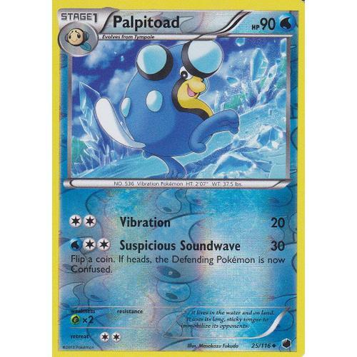 Carte Pokemon - Palpitoad ( Batracne ) - 25/116 - Reverse - Glaciat... on Productcaster.