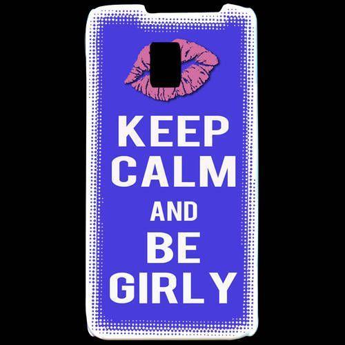 Coque Lg P990 Keep Calm Girly Bleu on Productcaster.