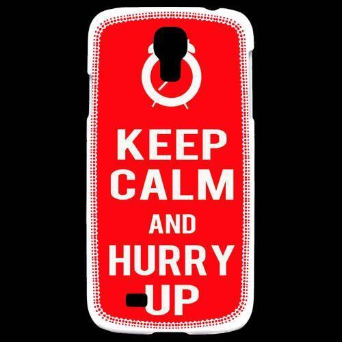 Coque Samsung Galaxy S4 Keep Calm Hurry Up Rouge on Productcaster.