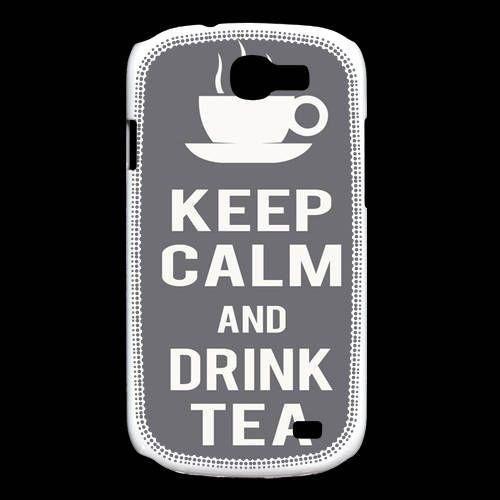 Coque Samsung Galaxy Express Keep Calm Drink Tea Gris on Productcaster.