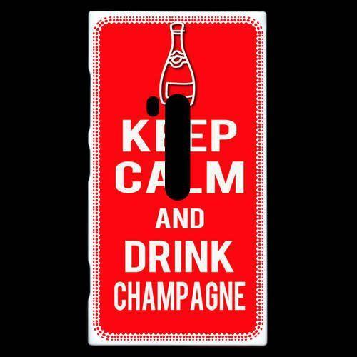 Coque Nokia Lumia 920 Keep Calm Drink Champagne Rouge on Productcaster.