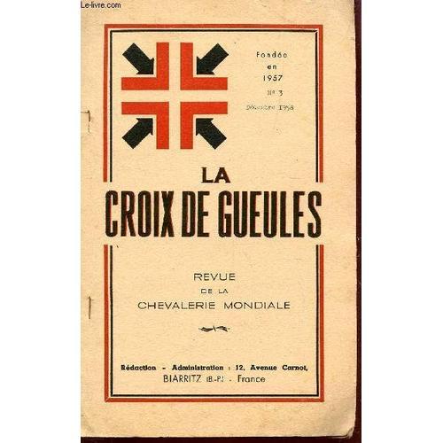 La Croix De Gueules, 2e Annee - N°3 - Decembre 1958 / L'armement Ch... on Productcaster.