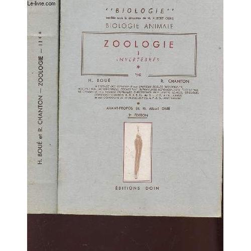 Zoologie - En 2 Volumes / Tome I : Invertebres + Tome Ii : Mammifer... on Productcaster.