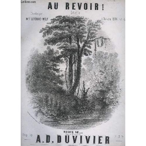 Au Revoir ! - Pour Piano. on Productcaster.