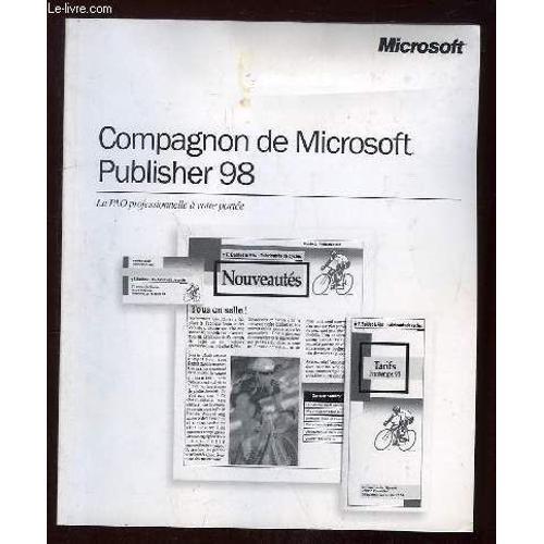 Compagnon De Microsoft Publisher 98. Un Outil Puissant Pour Des Com... on Productcaster.