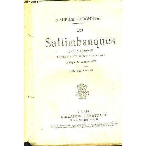 Les Saltimbanques Opera Comiques En Trois Actes Et Qautre Tableaux ... on Productcaster.