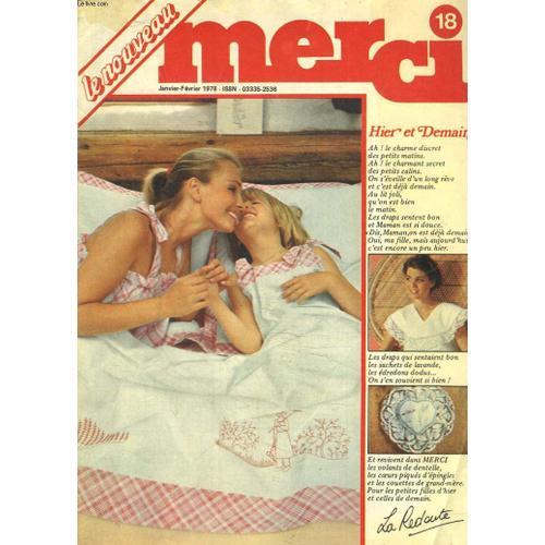 Merci N°18, Janvier-Fevrier 1978. Nos Lectrices Cuisinent / Les Tru... on Productcaster.