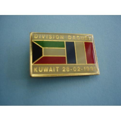 Pin's Division Daguet Koweit 28/02/1991 on Productcaster.