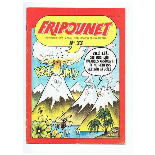 Fripounet 33 Semaine 15 Aout Au 22 Aout 1984 on Productcaster.