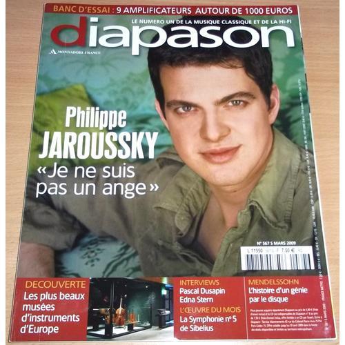 Diapason 567 Philippe Jaroussky Je Ne Suis Pas Un Ange on Productcaster.