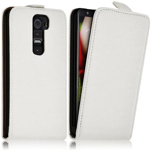 Housse Coque Etui Pour Lg G2 Couleur Blanc on Productcaster.