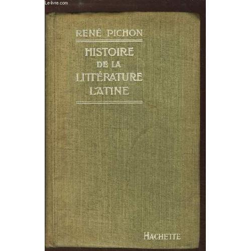 Histoire De La Littérature Latine. on Productcaster.