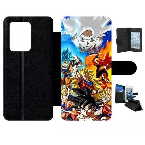 Etui À Rabat Pour Galaxy S20 Ultra - Dbz Sangoku L Ascension Des Su... on Productcaster.