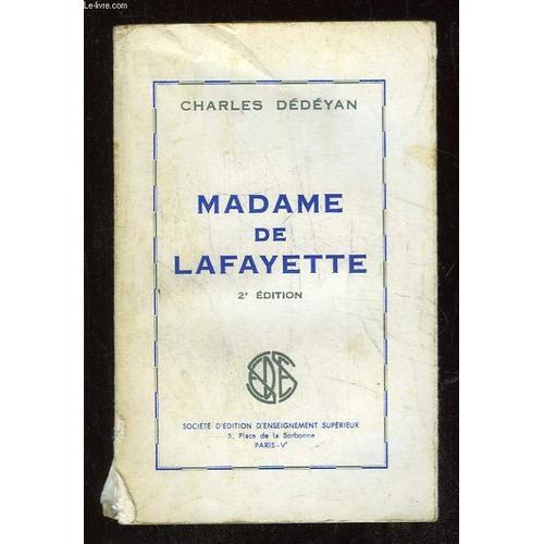 Madame De Lafayette. 2em Edition Revue Mise A Jour Et Augmentee. on Productcaster.