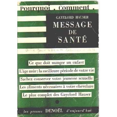 Message De Sante on Productcaster.